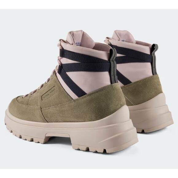 Canada Goose Womens Journey Lite Boots Sz 9 Lucent Rose Smokey Sage Winter Shoes - Picture 3 of 12